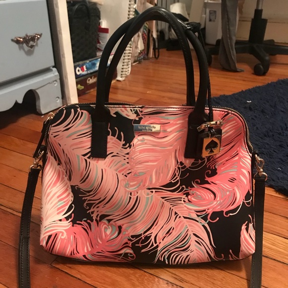 kate spade Handbags - Pink Kate Spade Feather Handbag